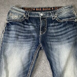 Rock Revival Blue Bootcut Jeans